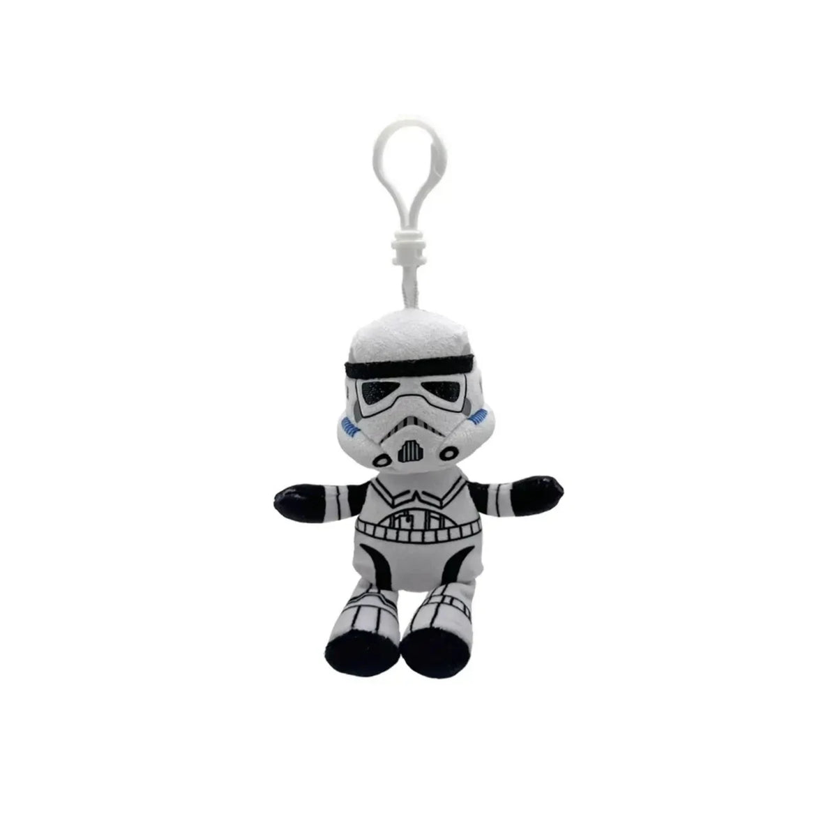TY Beanie Babies Star Wars Stormtrooper 5" Plush Clip Keychain