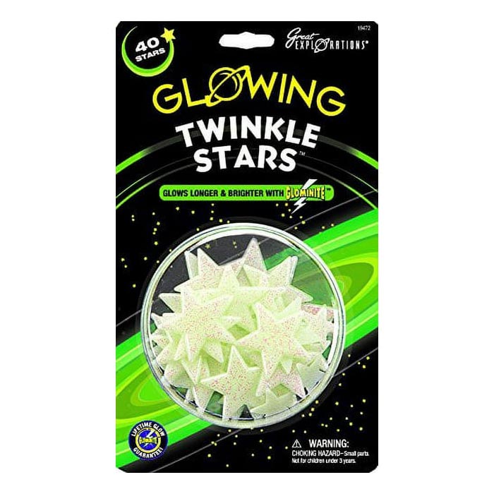 Twinkle Glow in the Dark Stars Kit 40 pcs – Mind Games