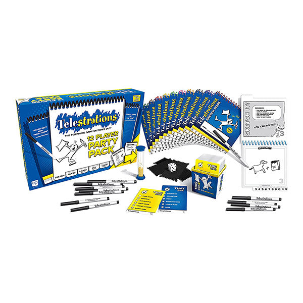 12 Player Telestrations Party Game