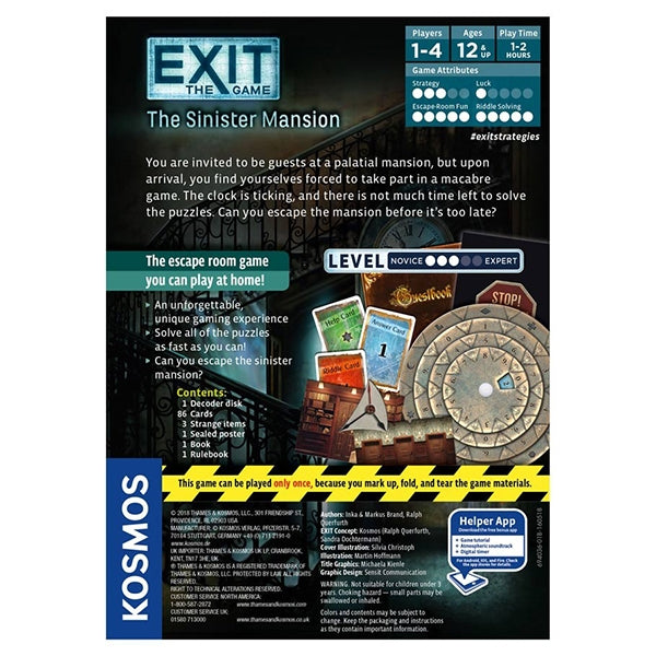 Exit: The Sinister Mansion