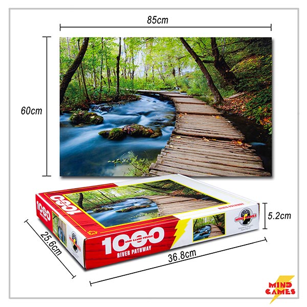 River Pathway 1000 Pieces Jigsaw Puzzle