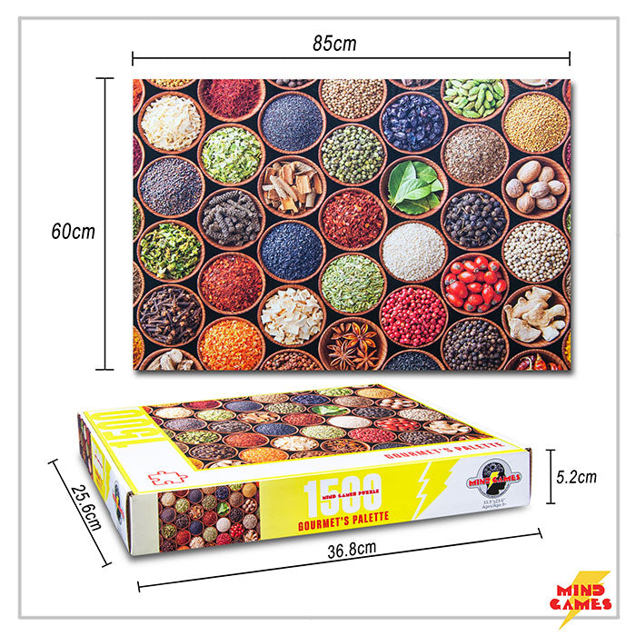 Gourmet's Palette 1500 Pieces Jigsaw Puzzle