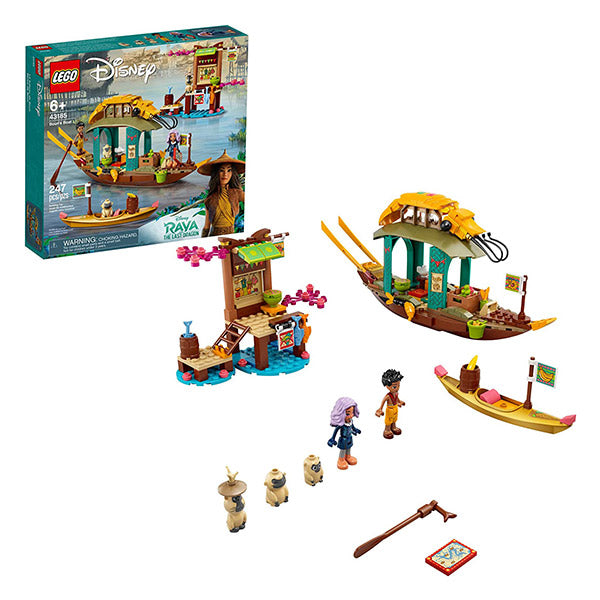 LEGO Disney Raya and the Last Dragon's Boun's Boat 43185 (247Pcs)
