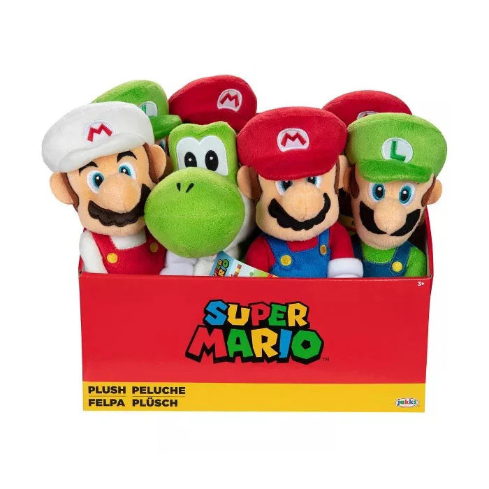 Nintendo Super Mario Plush Toy 9 Inch Assorted (Random Pick)