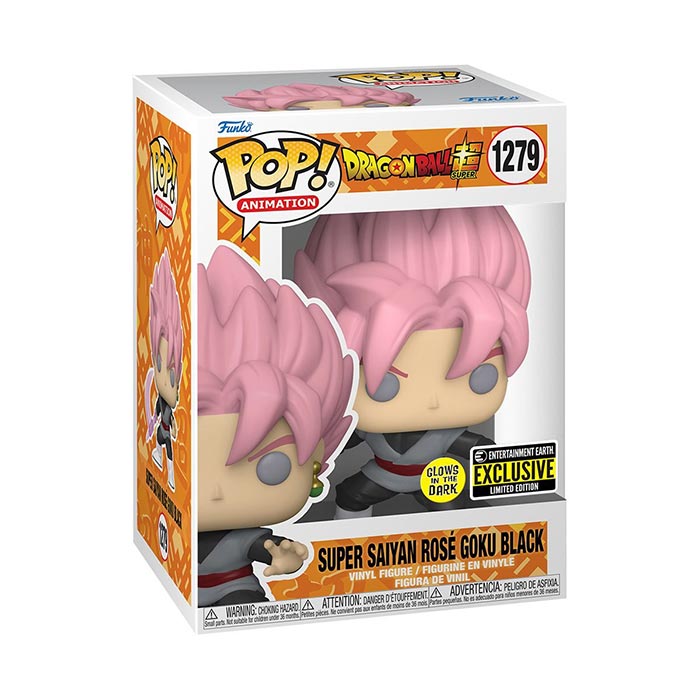 Funko Pop! Animation Dragon Ball Super Saiyan Rose Goku Black Glow-in-the-Dark