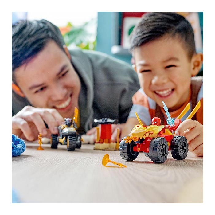 LEGO Ninjago Kai and Ras's Car and Bike Battle 103 PCS