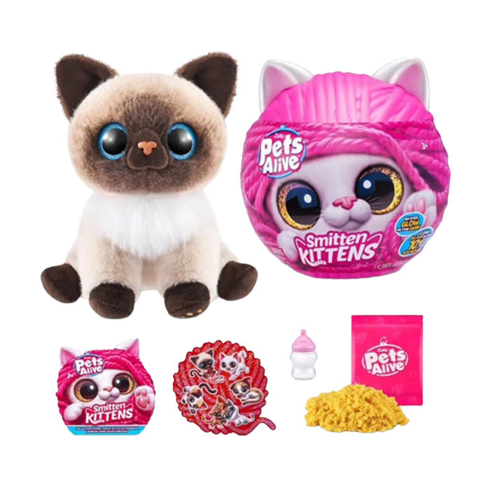 Zuru Pet's Smitten Kitten's Interactive Plush Assorted (Random Pick)