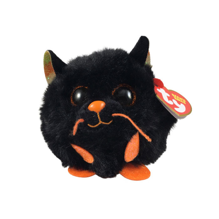 TY Puffies (Beanie Balls) Plush - MYSTIC the Black Cat (3 inch)