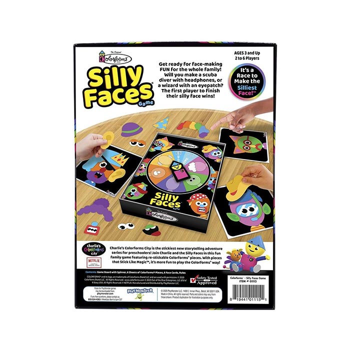 Colorforms Silly Faces Game