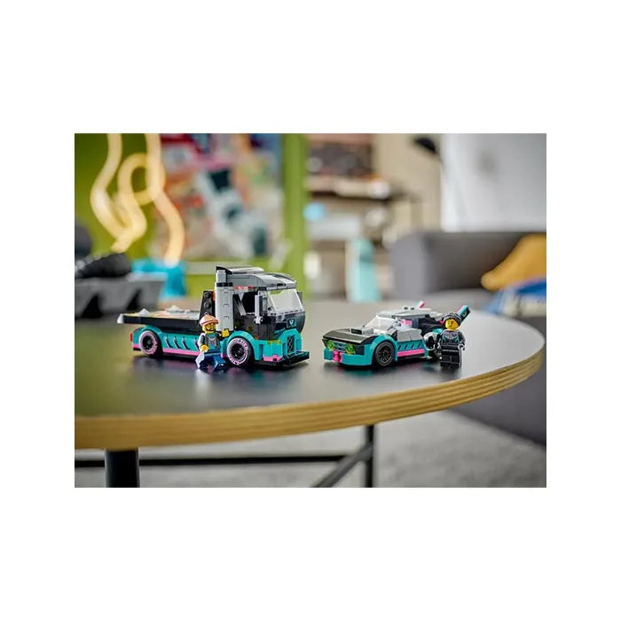LEGO City Race Car and Car Carrier Truck - 328 Pieces