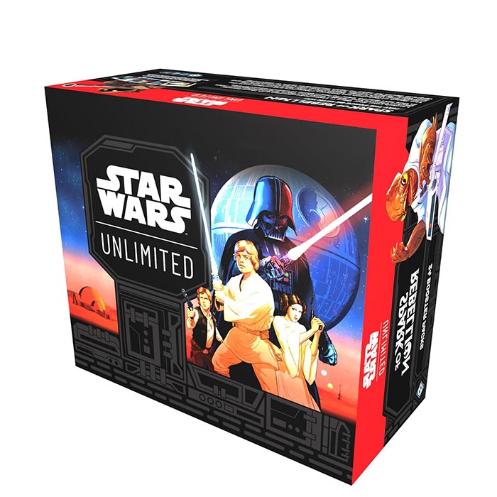 Star Wars: Unlimited: Spark of Rebellion Draft Booster Display