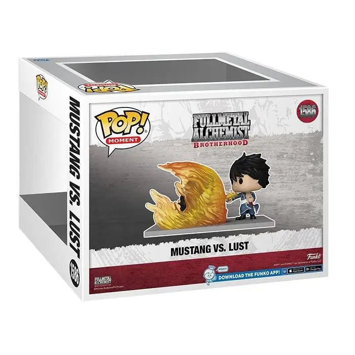 Funko Pop Moment Full metal Alchemist Brotherhood Mustang Vs Lust
