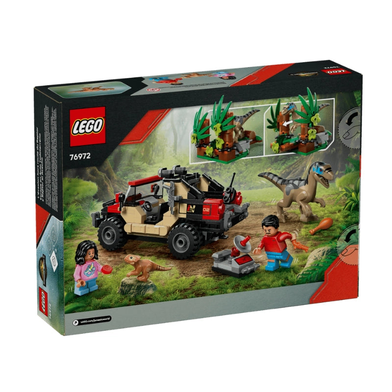 LEGO Jurassic World Raptor Off-Road Escape 285 Pieces