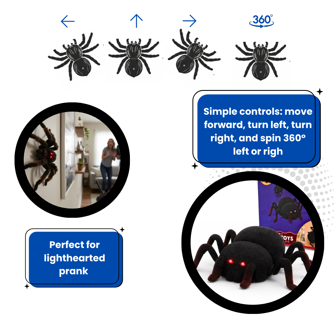 Remote Control Wall Climbing Spider Tarantula