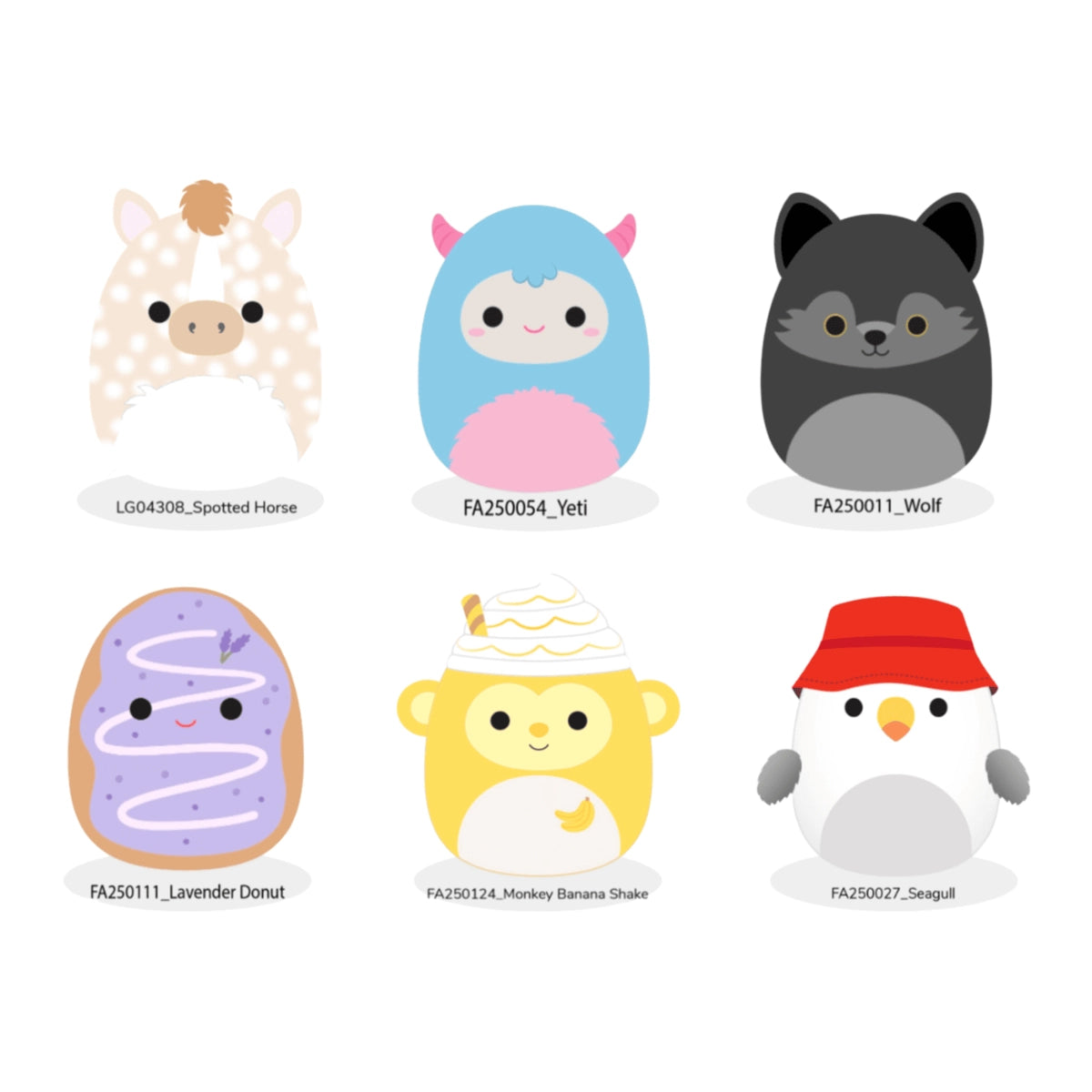Squishmallows Everyday 2025 3" Mini Plush