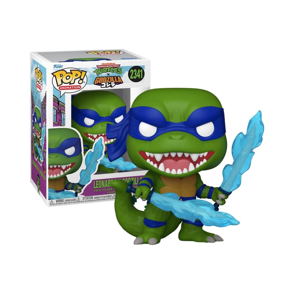 Funko Pop! Animation: Teenage Mutant Ninja Turtles x Godzilla - Leonardo x Godzilla