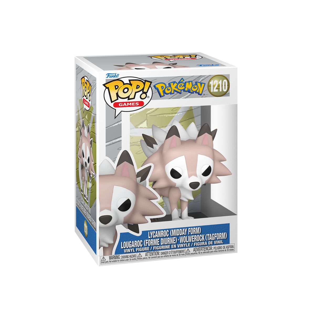Funko Pop! Games:Pokemon - Lycanroc (Midday Form)