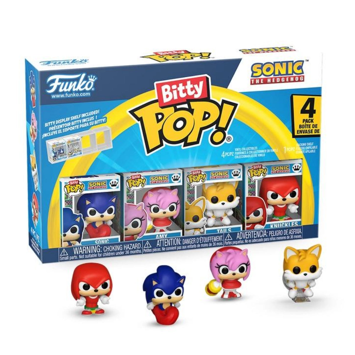 Funko Bitty Pop! Sonic the Hedgehog 4-Pack Micro Figure Set