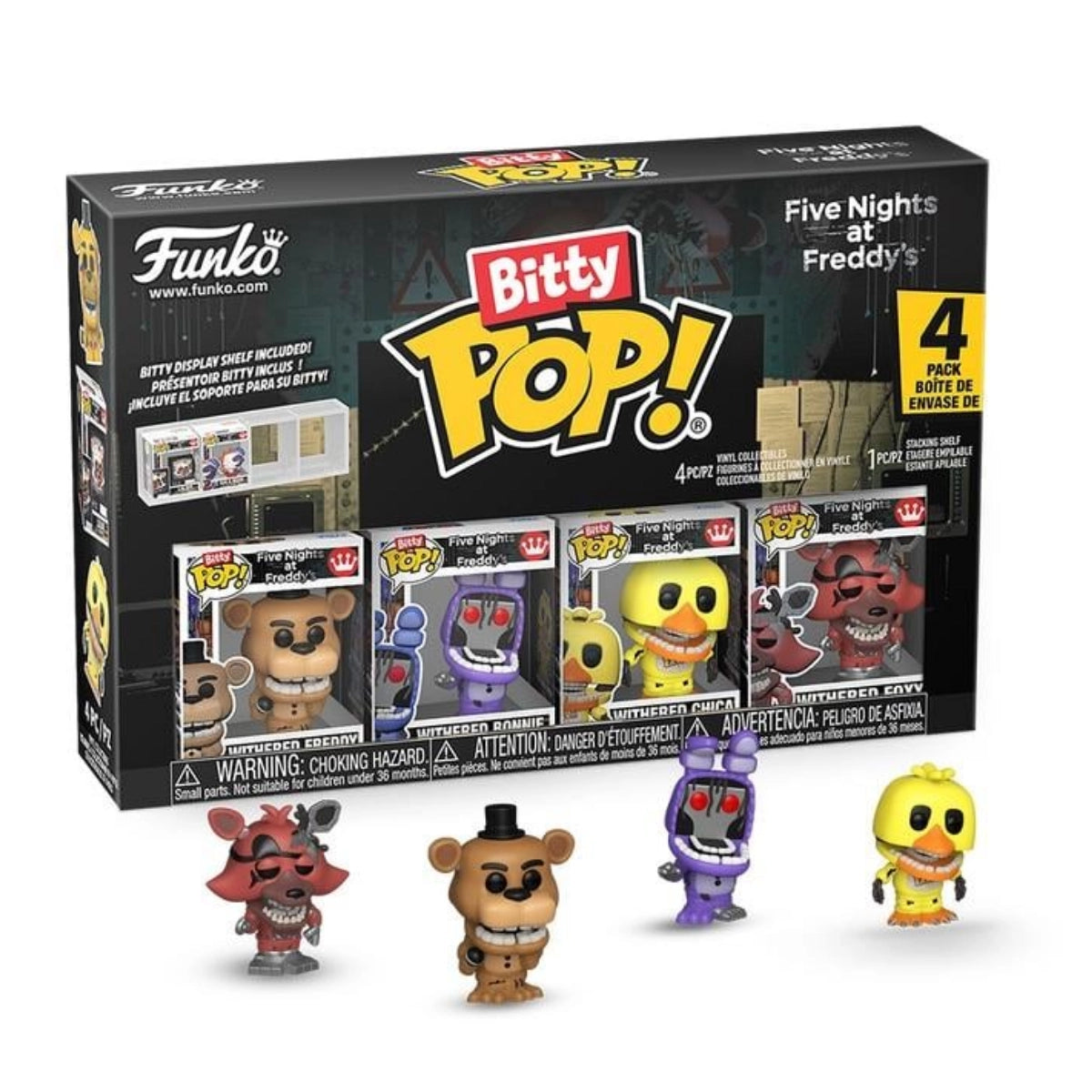 Funko Bitty Pop! Five Nights at Freddy’s: Withered 4-Pack Micro
