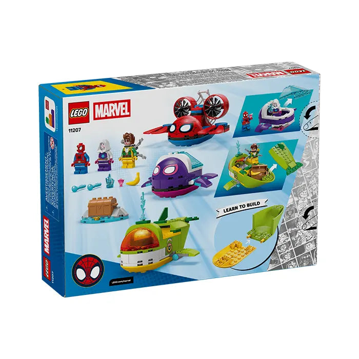 LEGO Marvel Spider-Man Spidey Underwater Vehicles 154 Pieces