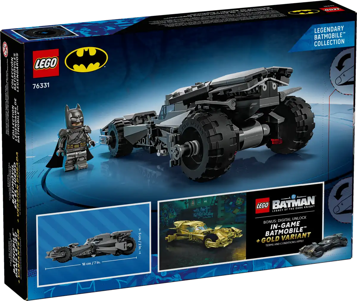 LEGO Batman Batman v Superman Batmobile 220 Pieces