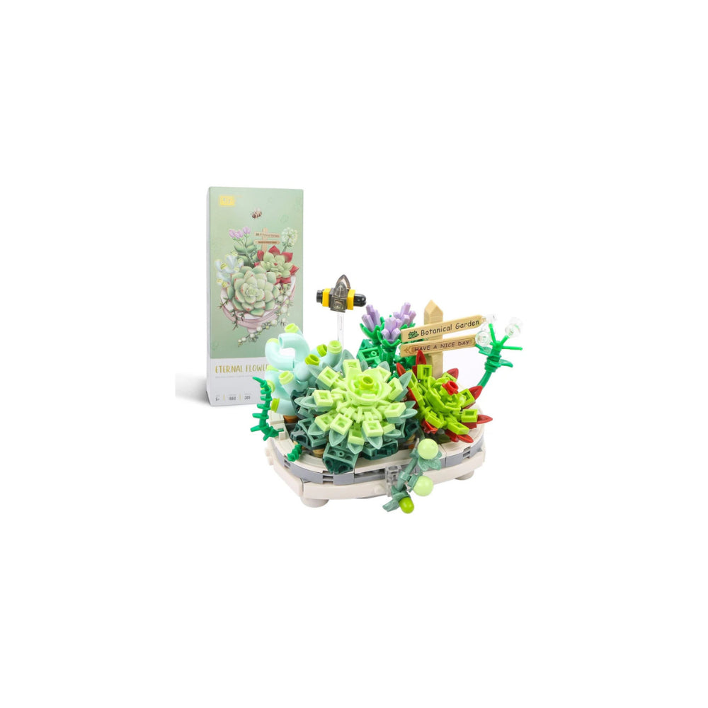 Potted Succulent Plant Building Set - 389 Pieces