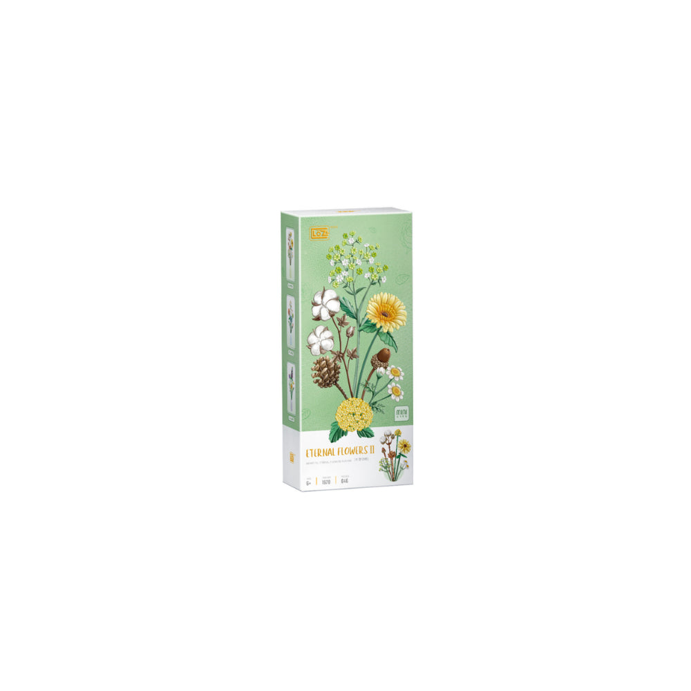 Eternal Brown Flower Building Set - 646 Pieces