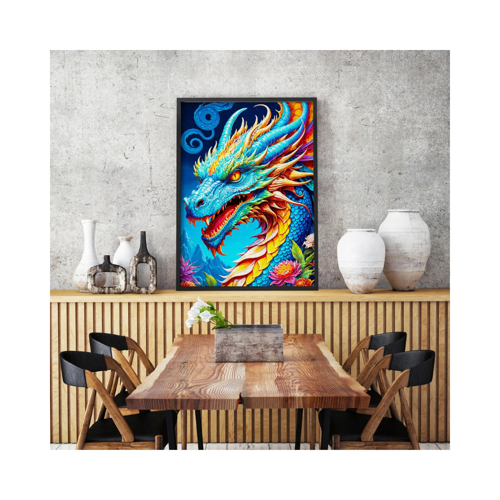 Enjoy: Blue Dragon Jigsaw Puzzle 1000 Pieces
