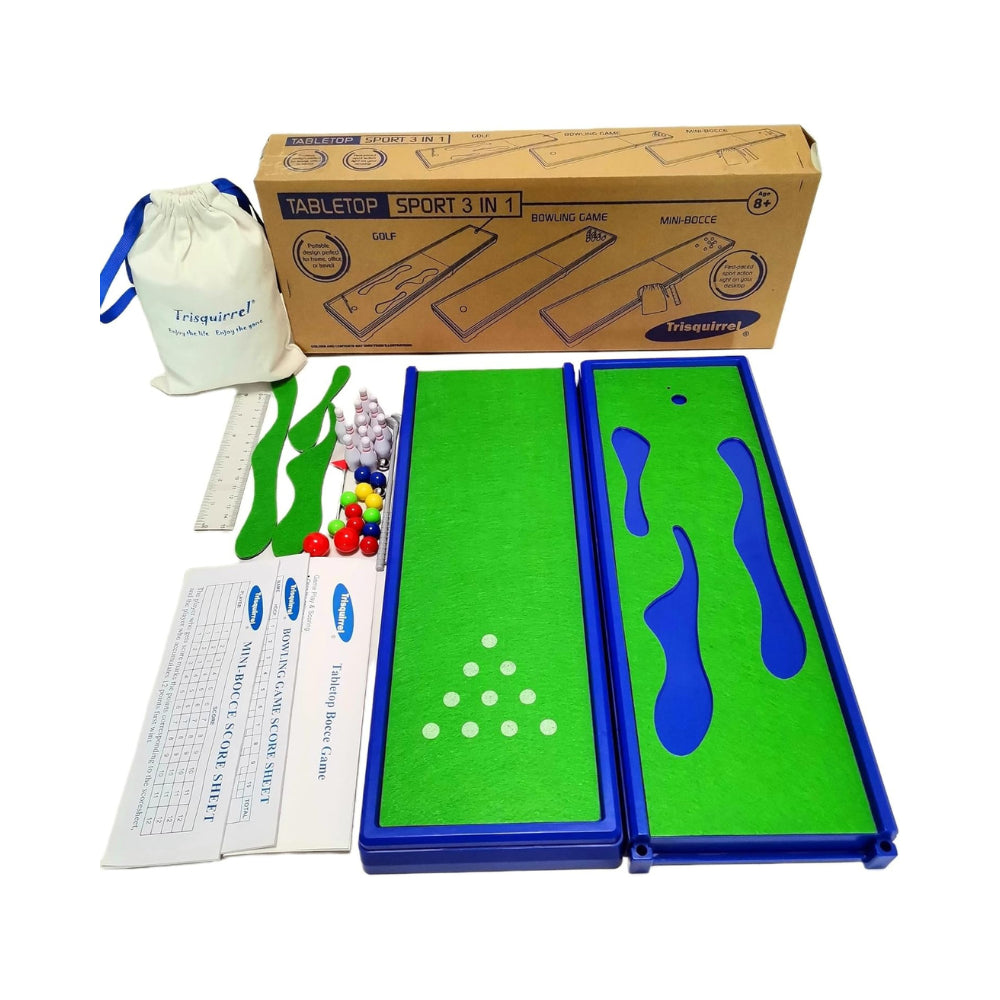 Tabletop 3 In 1 (Golf Bocce Bowling )