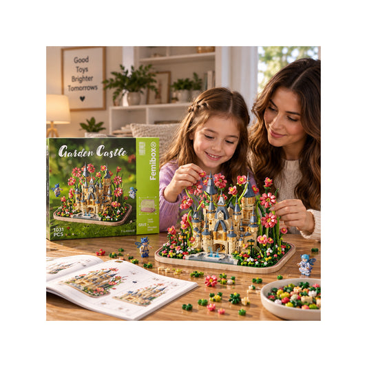 Rose Castle Building Set - 1031 Pieces