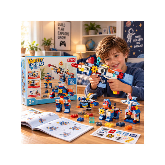 Combat Gun Building Set - 130 Pieces