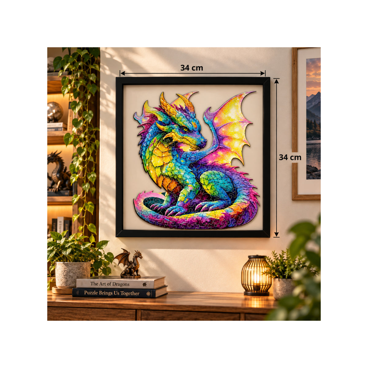 2DWP Dragon 180-Piece Wooden Puzzle Set