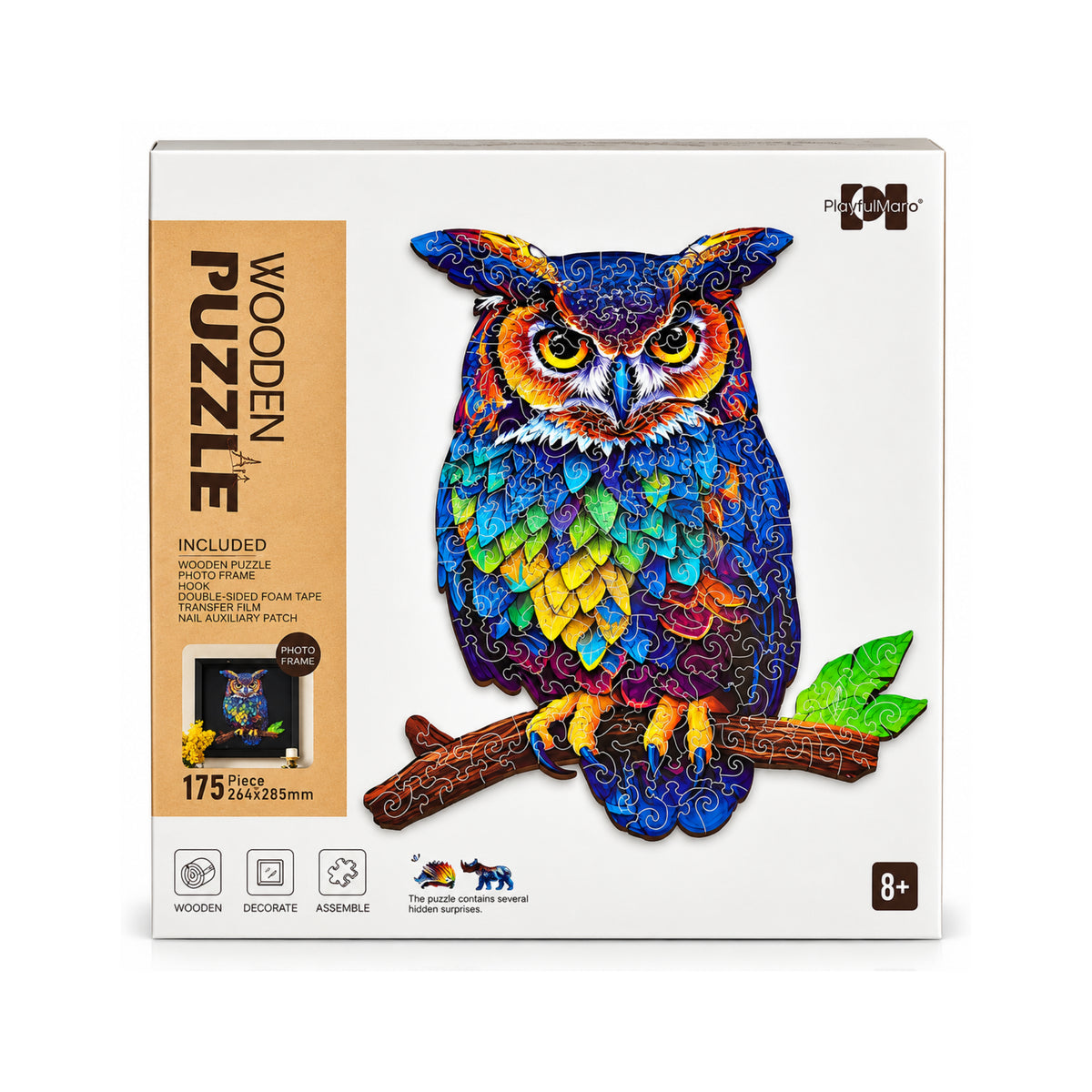 2DWP Owl 175-Piece Jigsaw Puzzle
