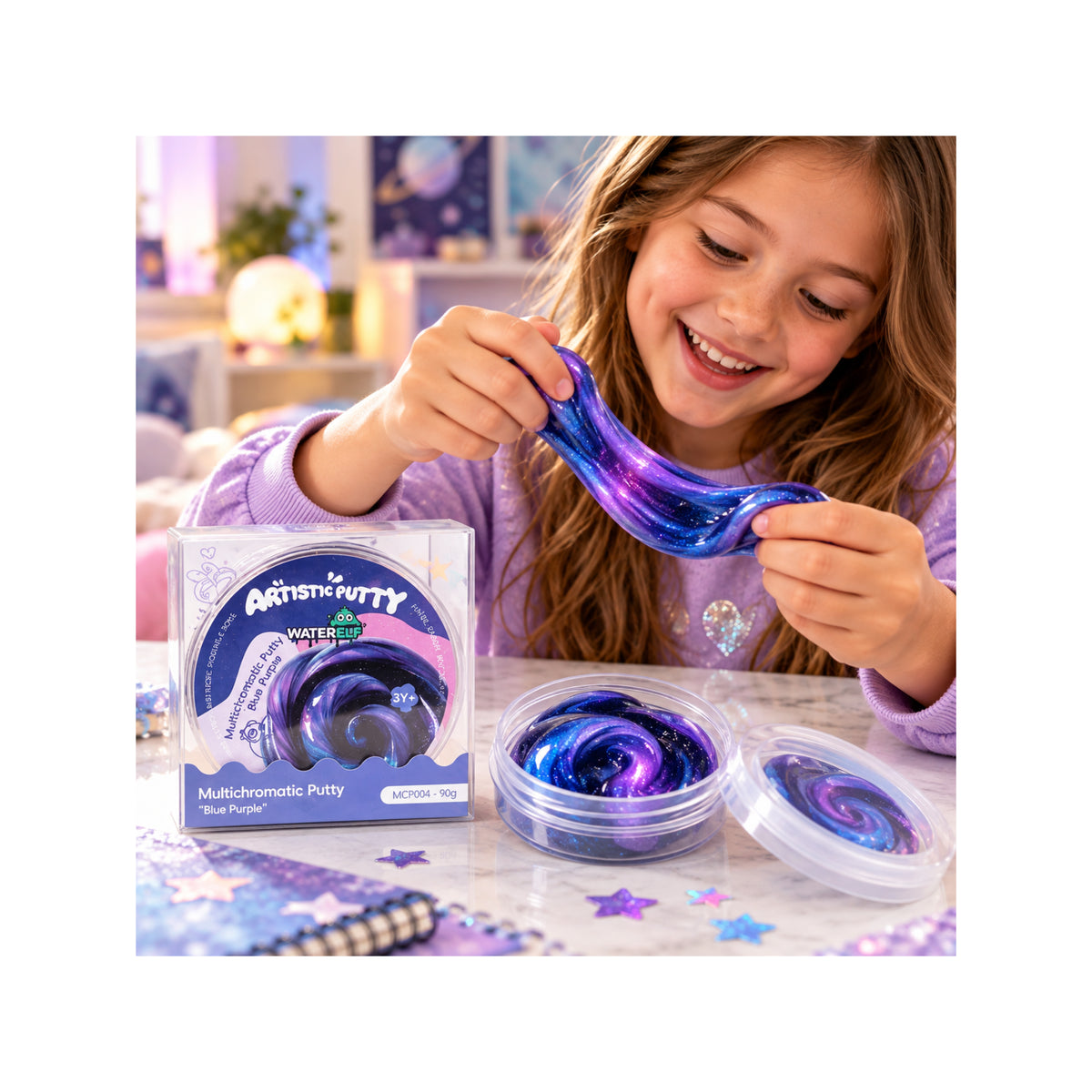 Blue & Purple Putty - Sensory Slime
