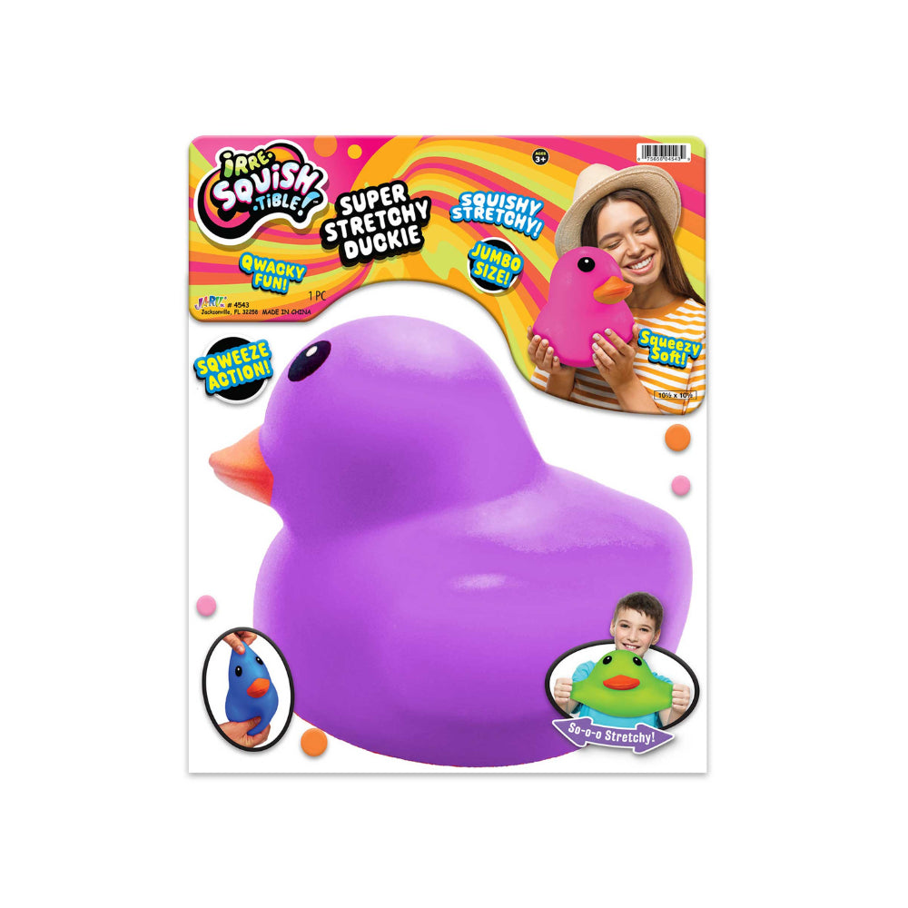 Jumbo Ducky Squish - Large Soft Squeeze Plush Toy - Assorted