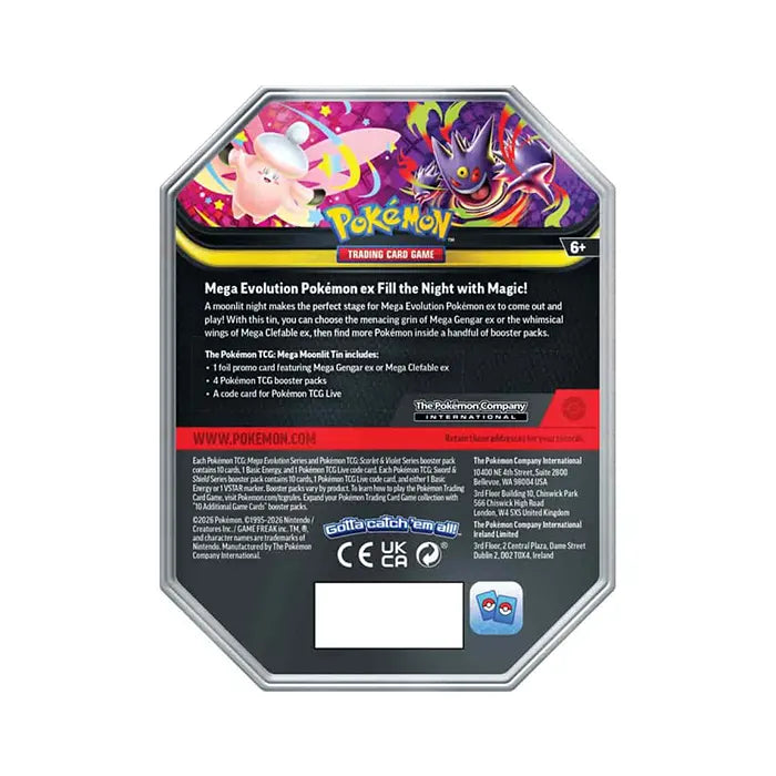 Pokemon TCG: Mega Moonlit Tin (Random Pick)