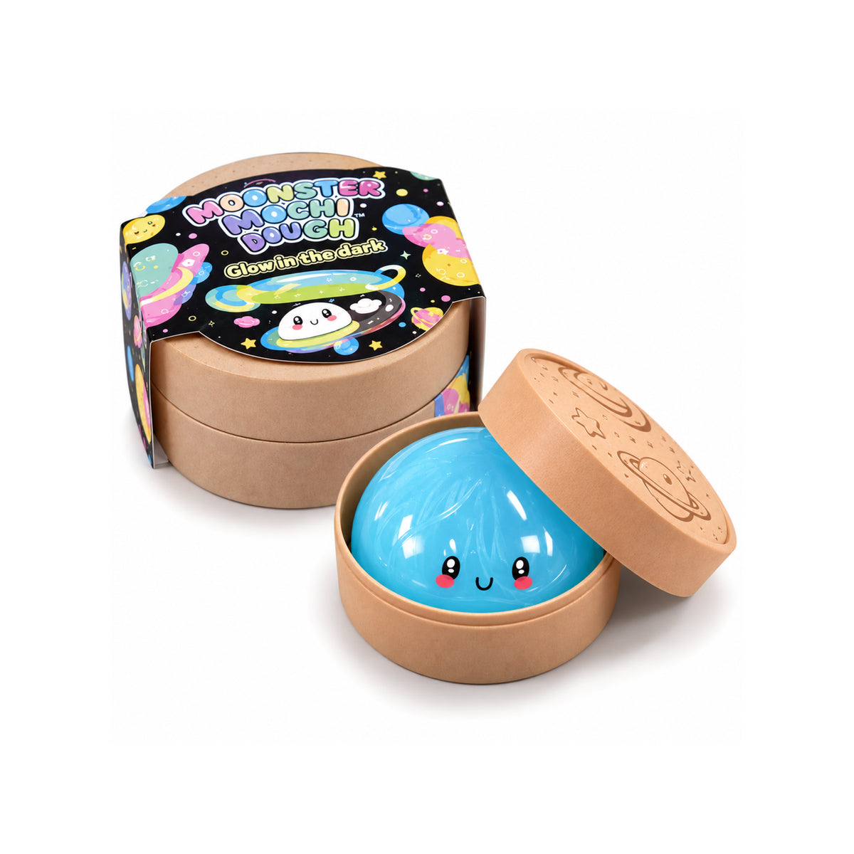 Glow-in-the-Dark Dumpling Squishy Assorted