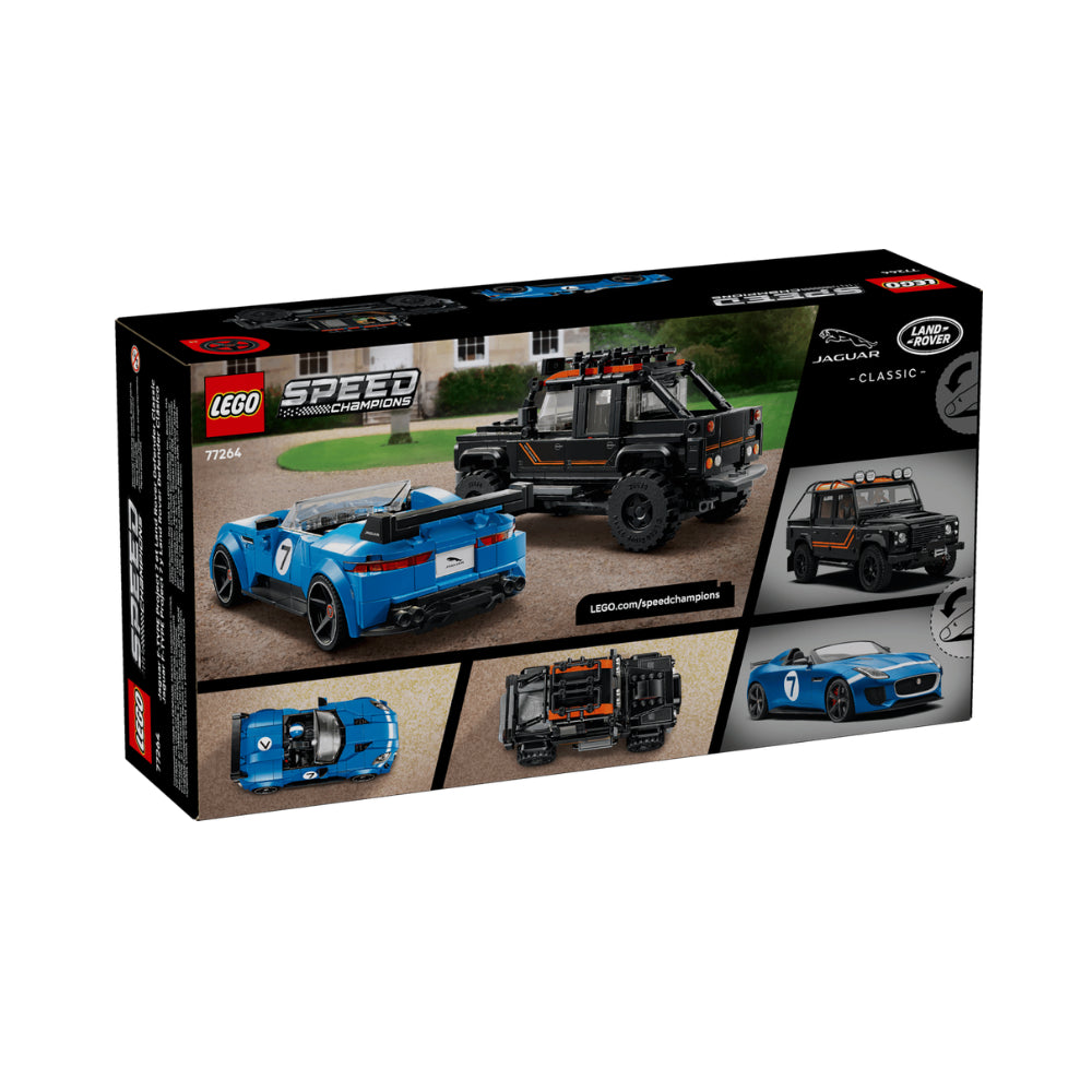 LEGO Speed Champions Jaguar Project 7 & Land Rover Defender - 740 Pieces