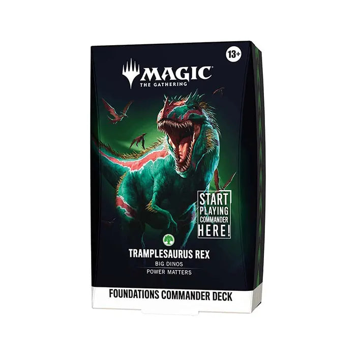 Magic The Gathering: Foundations Commander Deck - Tramplesaurus Rex