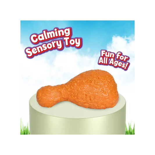 Jumbo Squishy Chicken Leg Stress Toy