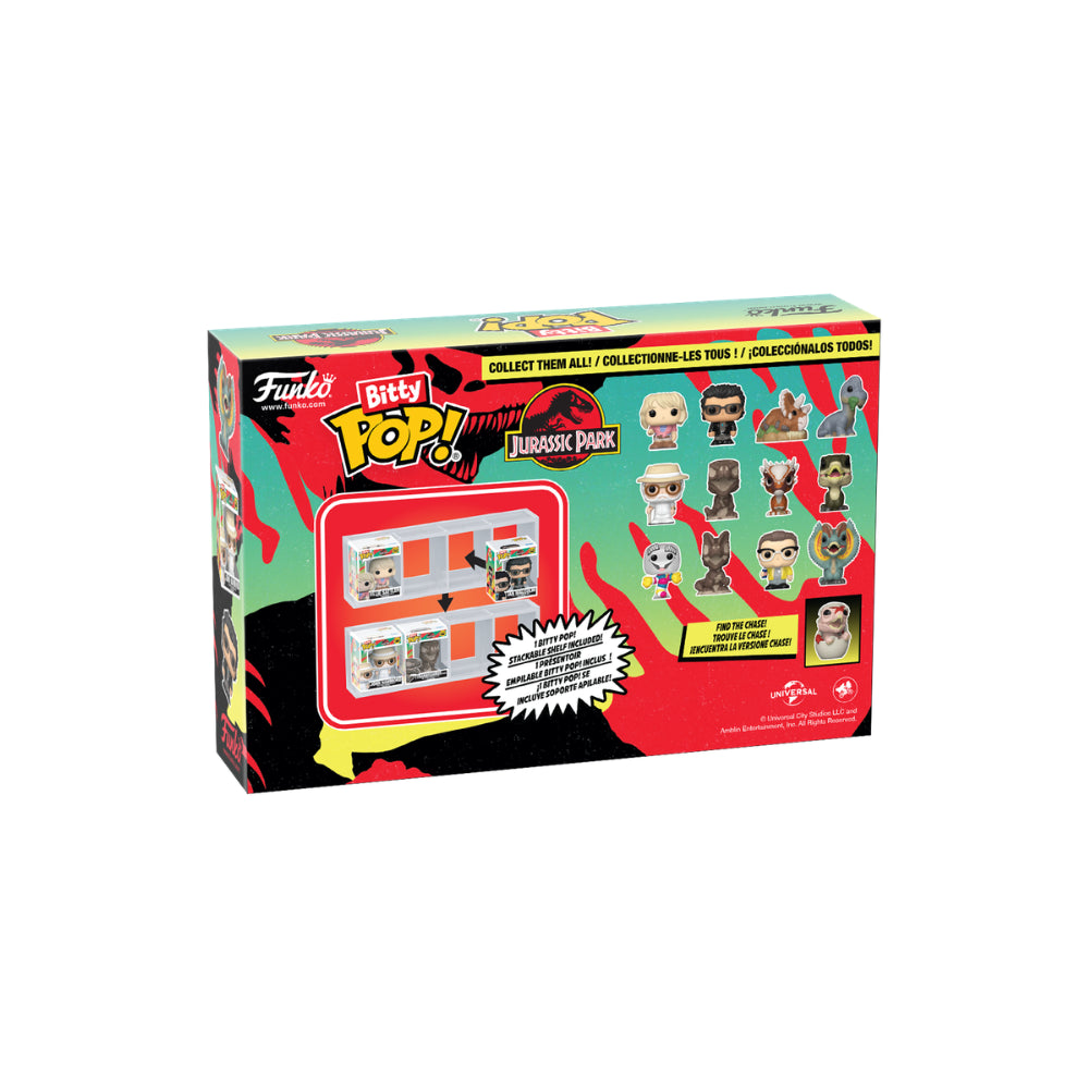Bitty Pop! Movies & TV: Jurassic Park 4 - Pack Series 1