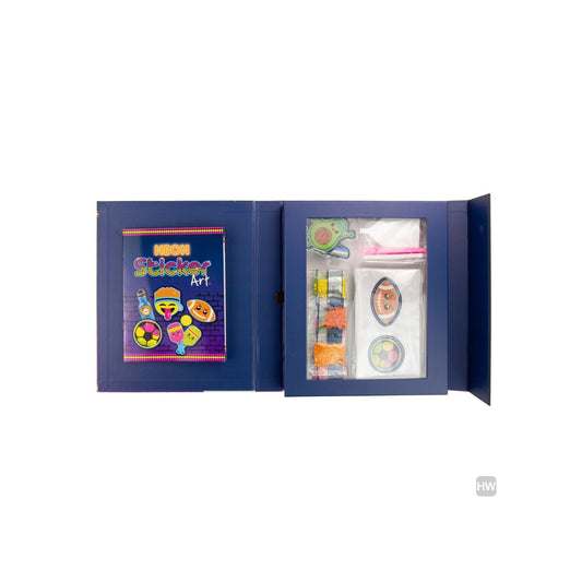 Neon Sticker Art Set - Creative Sticker and keychain