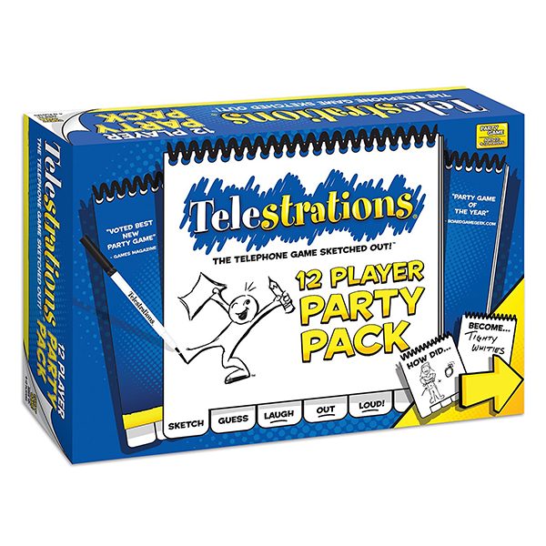 12 Player Telestrations Party Game