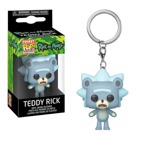 Funko Pop Rick & Morty Teddy Rick Keychain
