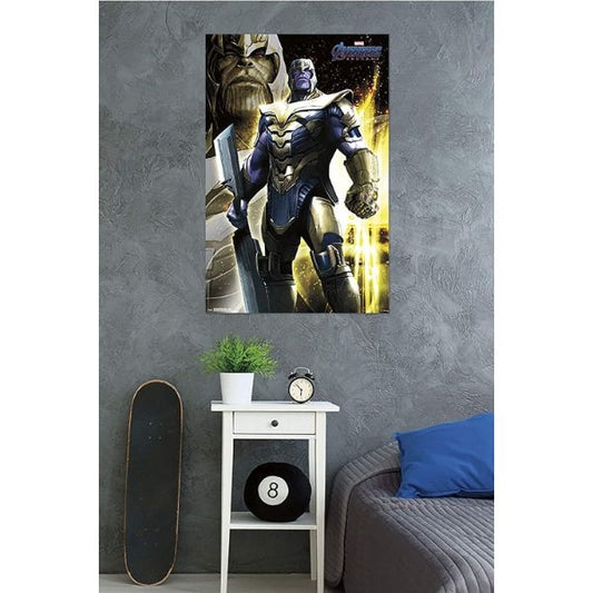 Wall Poster: Marvel Cinematic Universe: Avengers: Endgame - Thanos - 22.375" x 34"