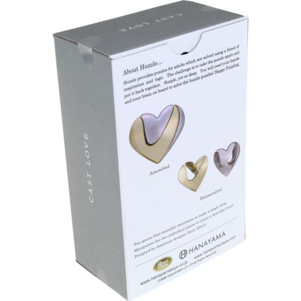 Hanayama  Cast  Love Brain Teaser Puzzle