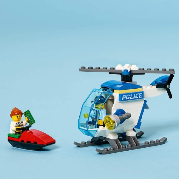 LEGO City Police Helicopter 60275 Building Kit (51 Pieces)