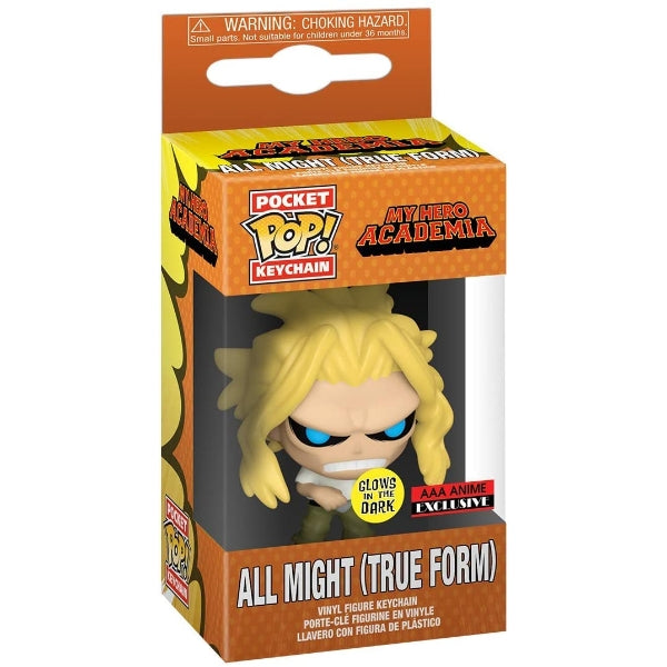 Funko Pop Key Chain My Hero Academia - All Might (True Form)