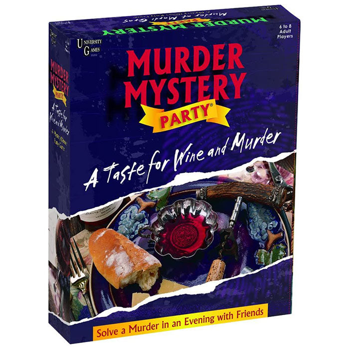 Murder Mystery Party A Taste for Wine &amp; Murder