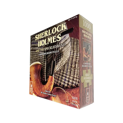 Sherlock Holmes and the Speckled Band - A Mystery Jigsaw Puzzle 1000 pcs